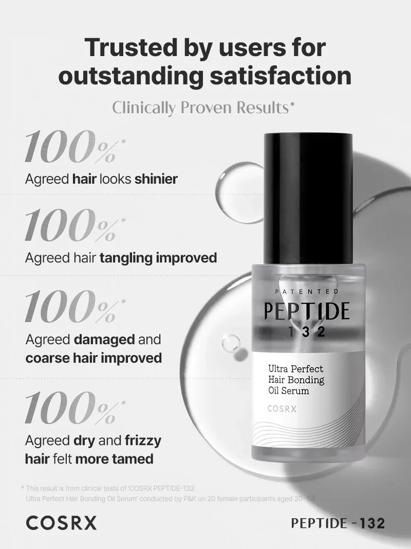 COSRX PEPTIDE-132 Ultra Perfect Hair Bonding Oil Serum product view