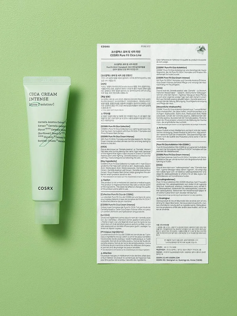 Pure Fit Cica Cream Intense product view
