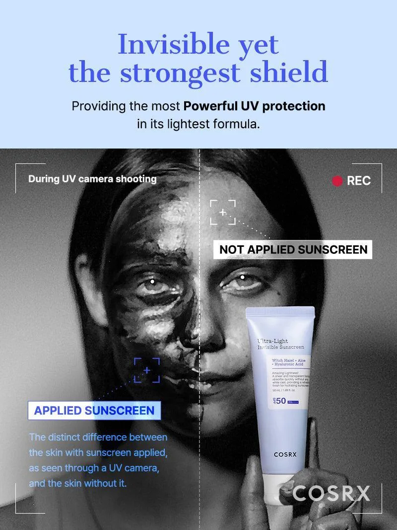 Ultra-Light Invisible Sunscreen SPF50 PA++++ product view