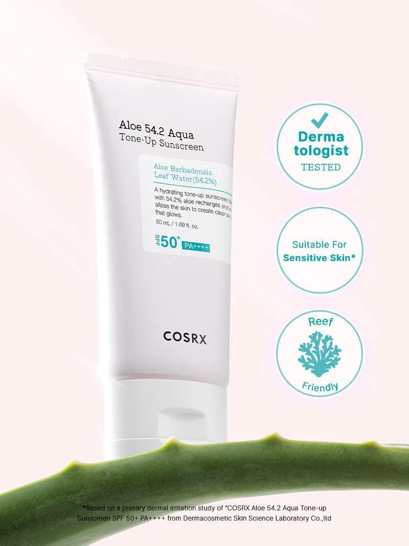Aloe 54.2 Aqua Tone-up Sunscreen SPF 50+ PA++++ product view