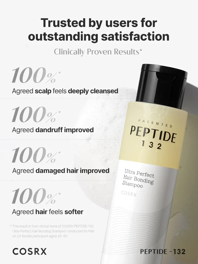 COSRX PEPTIDE-132 Ultra Perfect Hair Bonding Shampoo product view