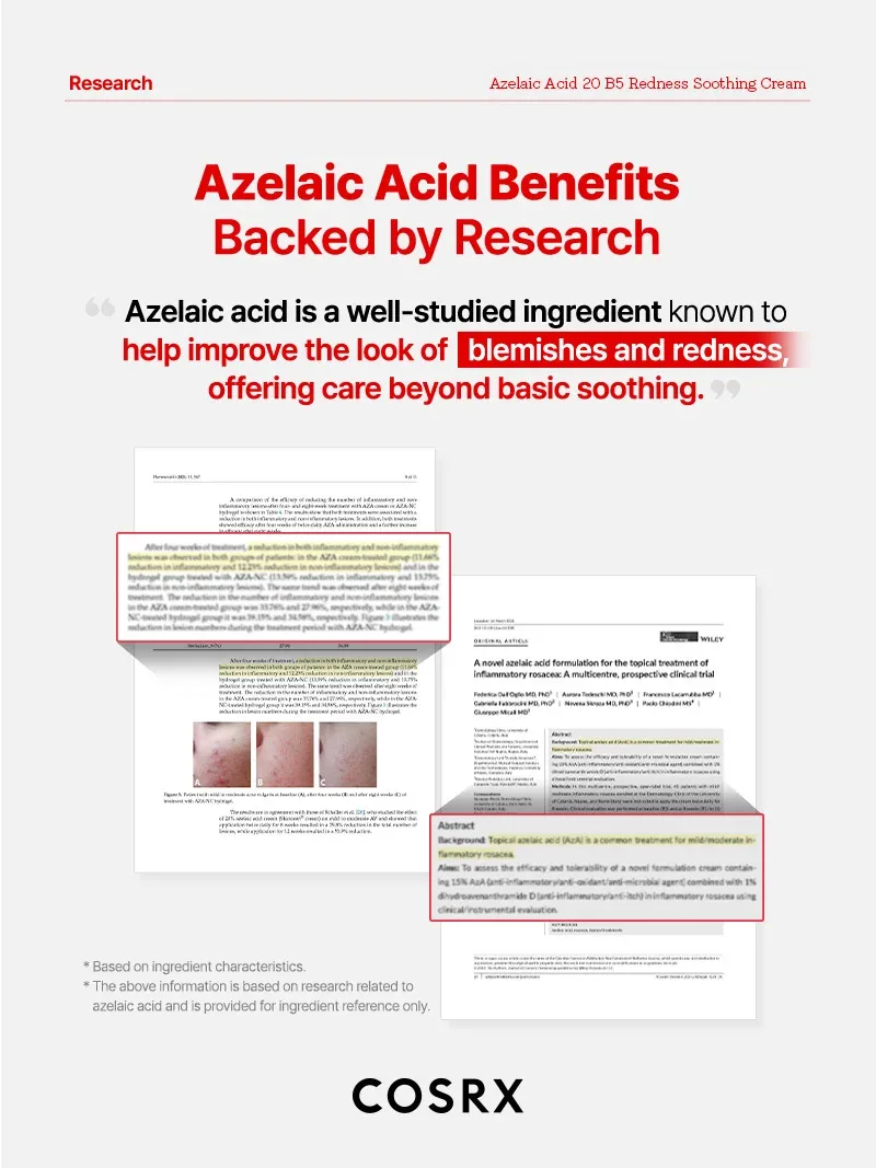 COSRX Azelaic Acid 20 B5 Redness Soothing Cream product view
