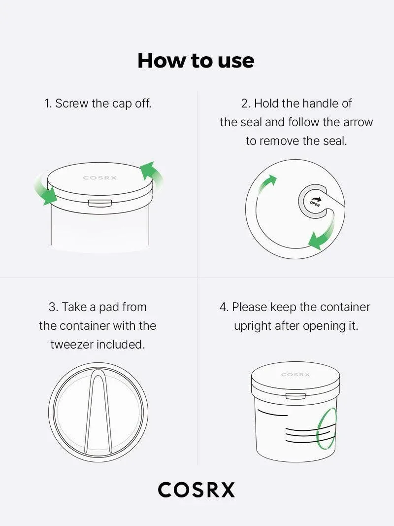 COSRX One Step Green Calming Pad product view