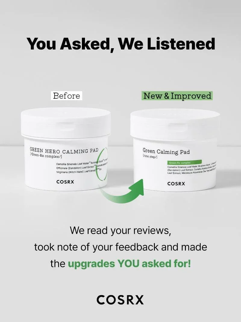 COSRX One Step Green Calming Pad product view