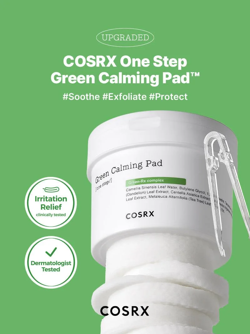 COSRX One Step Green Calming Pad product view