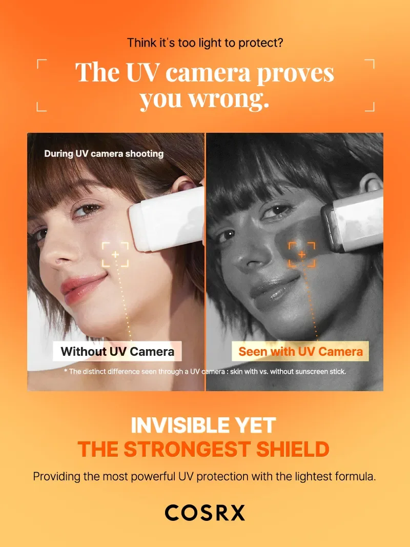 COSRX AIRY-LIGHT OIL CONTROL CLEAR SUNSCREEN STICK SPF 50 product view