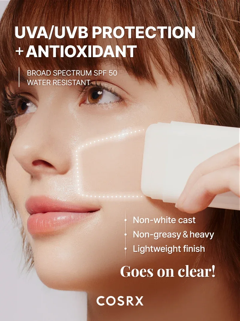 COSRX AIRY-LIGHT OIL CONTROL CLEAR SUNSCREEN STICK SPF 50 product view