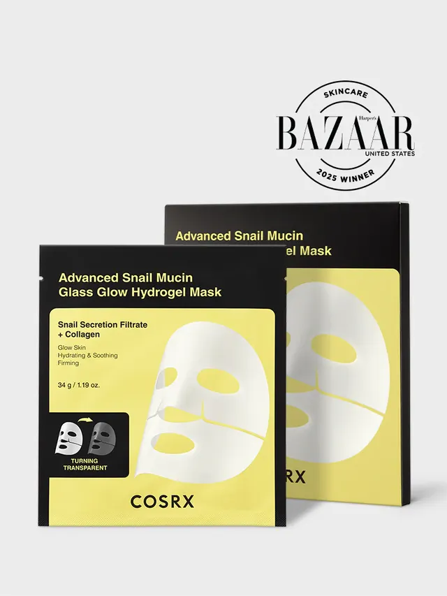 Advanced Snail Mucin Glass Glow Hydrogel Mask