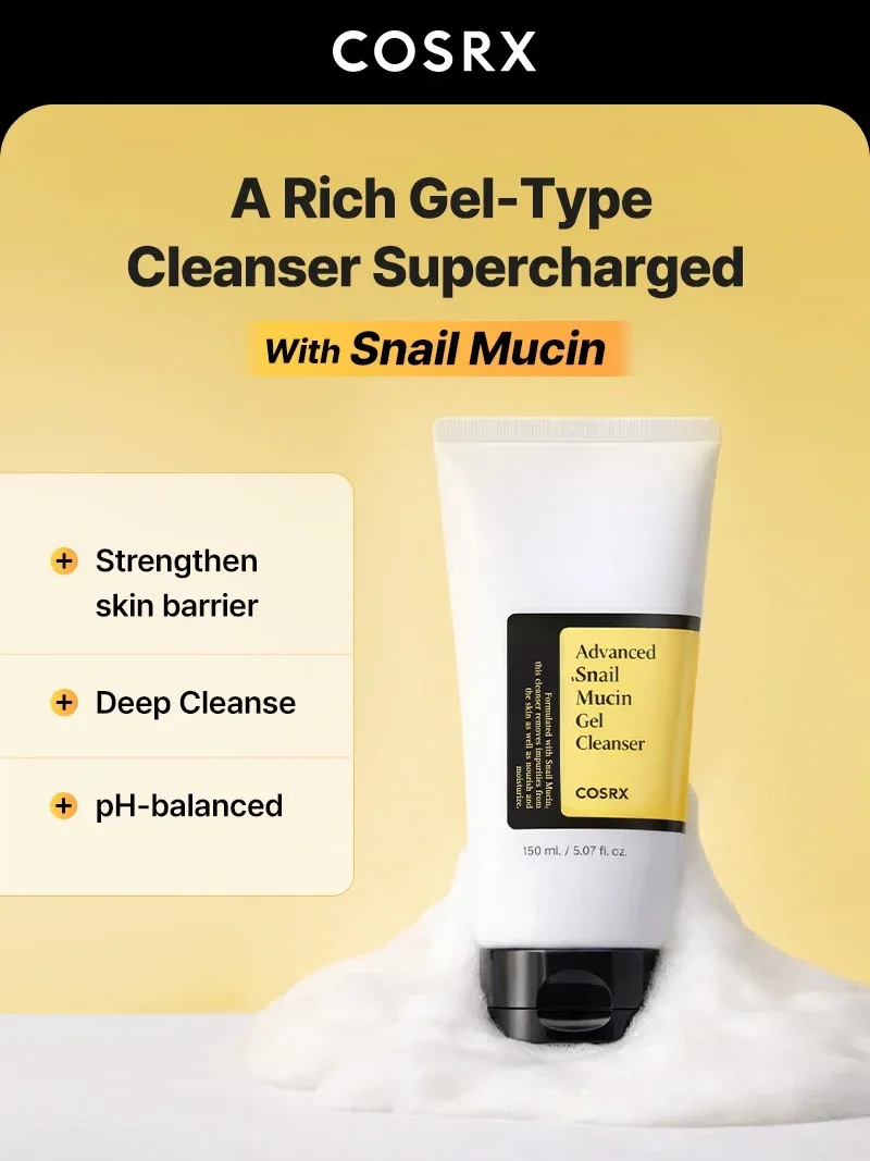 Advanced Snail Mucin Gel Cleanser product view