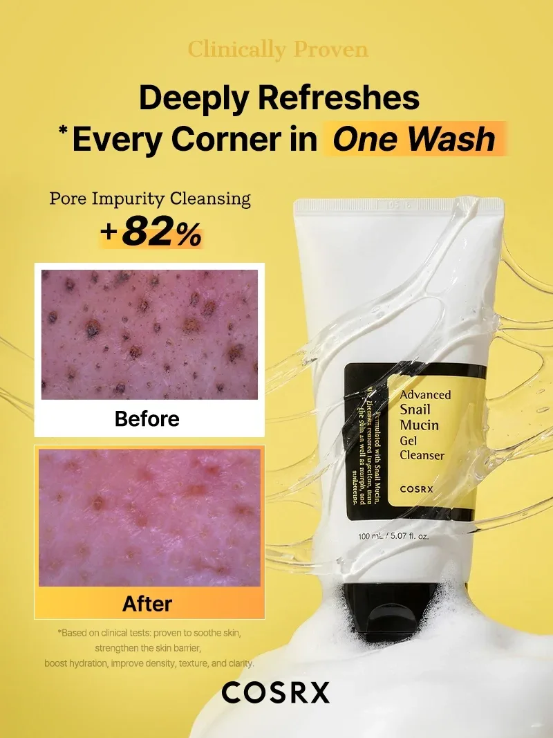 Advanced Snail Mucin Gel Cleanser product view