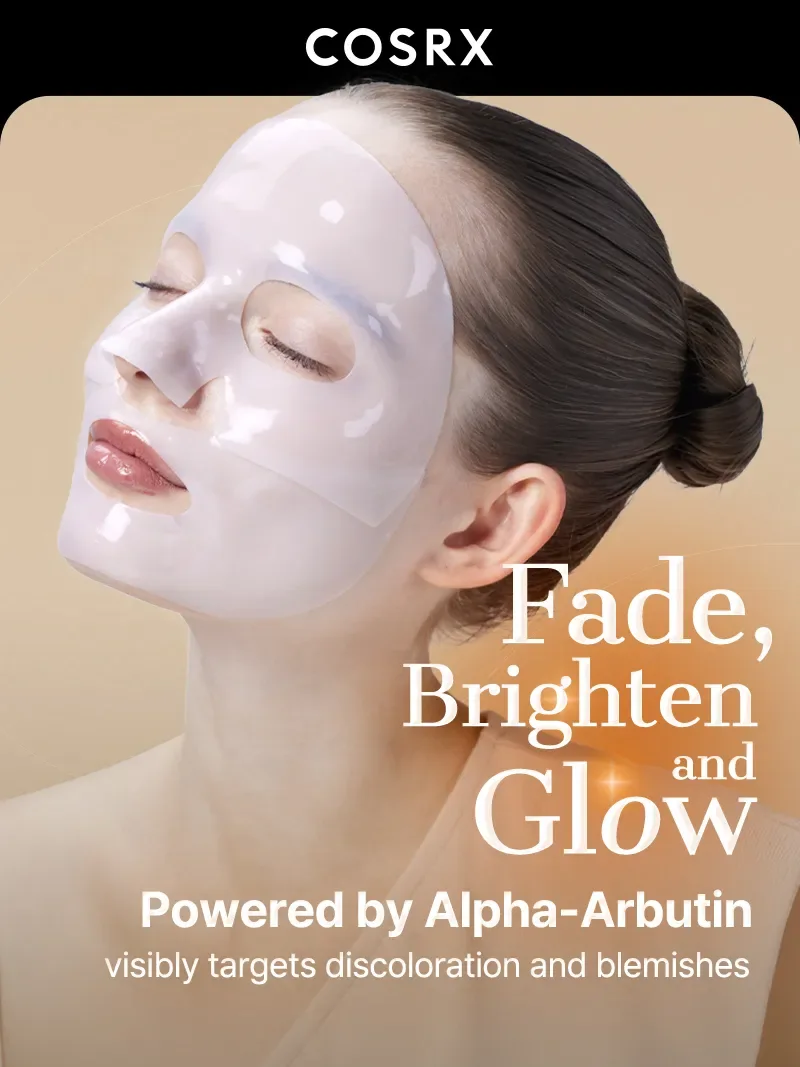 COSRX The Alpha-Arbutin Discoloration Care Hydrogel Mask product view