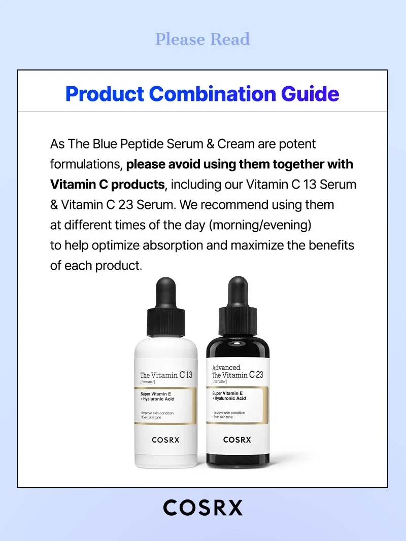 COSRX The Blue Peptide Bakuchiol Plump Glow Serum product view