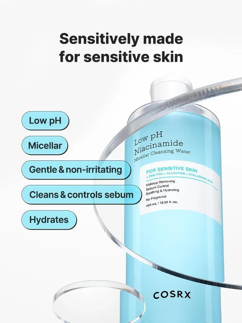 Low pH Niacinamide Micellar Cleansing Water product view
