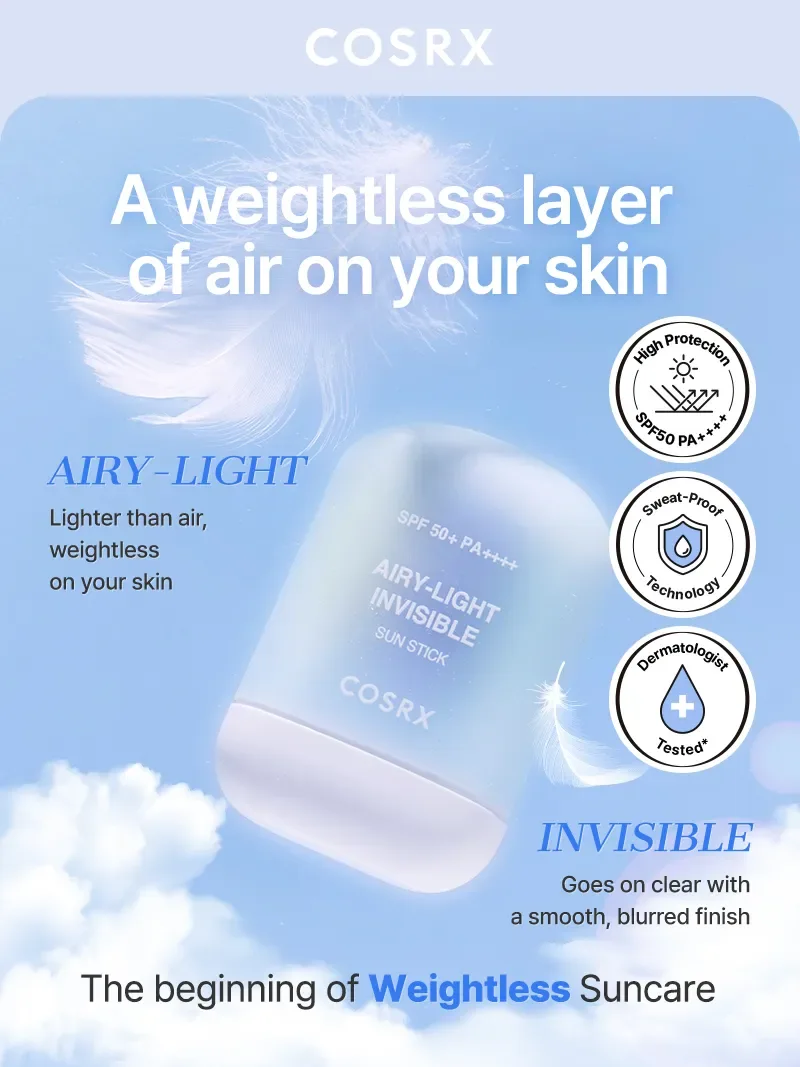 Airy-Light Invisible Sun Stick product view