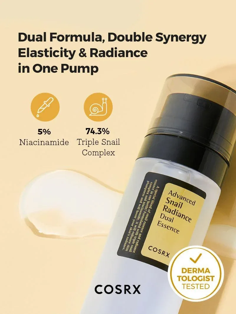 Advanced Snail Radiance Dual Essence product view